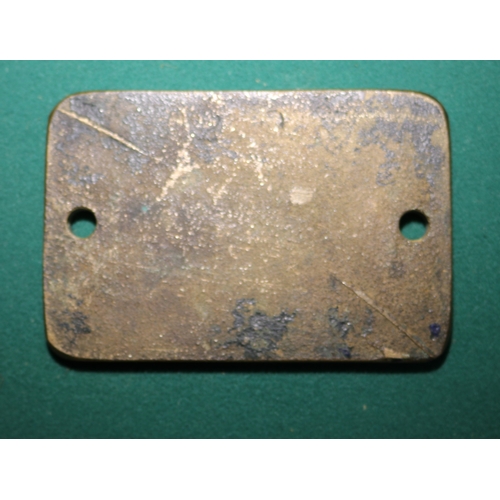 155 - A rare small brass plaque relating to BR ex GWR King Class 4-6-0 Tender Locomotive, RN 6009, King Ch... 