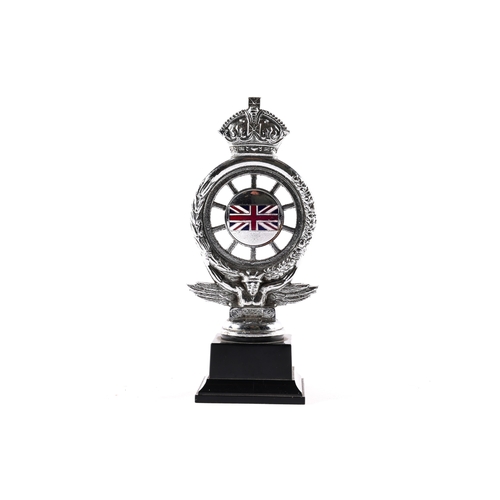 20 - An RAC full members badge with MC815095 members number on plinth. EV 11R C.1910, stamped Diecasting ... 