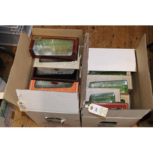 243 - Approx 100 unboxed (100 boxes included) EFE buses, coaches, a few commercial vehicles and cars. Comp... 