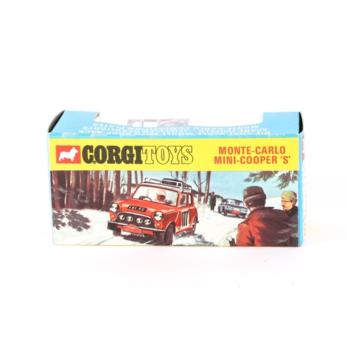 337 - Corgi Toys Monte-Carlo MINI COOPER 'S' (339). In red with white roof, red interior, fitted with roof... 