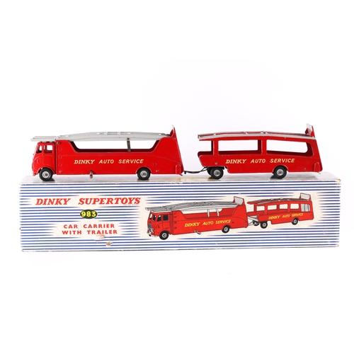 404 - Dinky Supertoys No.983 Car Carrier with Trailer. 