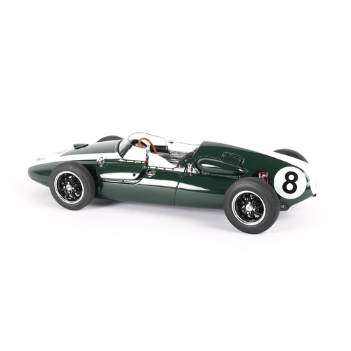 89 - A 1:18 scale Schuco Exklusiv Cooper T51 No. 8 'World Champion 1959'. Limited 2000 Models. Signed by ... 