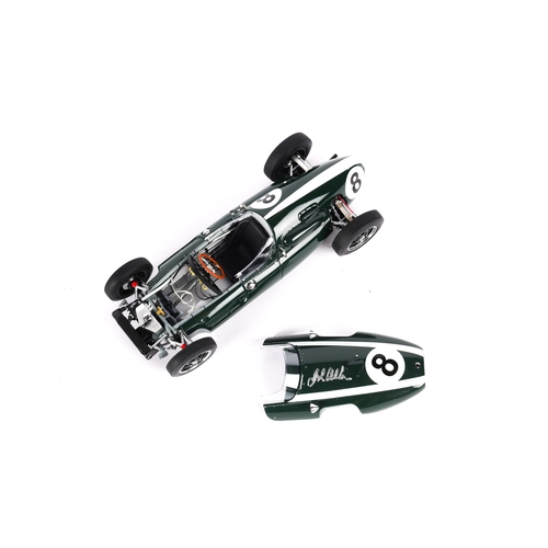 89 - A 1:18 scale Schuco Exklusiv Cooper T51 No. 8 'World Champion 1959'. Limited 2000 Models. Signed by ... 