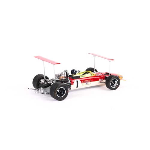 93 - A 1:18 scale Exoto 1969 F1 Gold Leaf Lotus 49B. Graham Hill. Boxed with packing. Vehicle Mint. £80-1... 