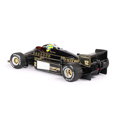 95 - A 1:18 scale Ayrton Senna Racing Car Collection Minichamps Renault Lotus 97T. First Victory 1985. Bo... 