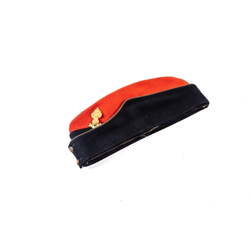 236 - A post 1902 officer's FS cap of the Royal Engineers, gilt badge, GS buttons, gilt braid piping. VGC ... 