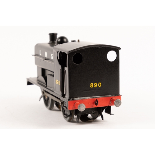 182 - 2 O gauge Locomotives. A Kit built 2-rail BR SR Class Z 0-8-0 tank locomotive, 30954. In unlined bla... 