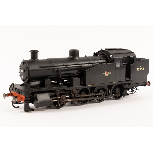 182 - 2 O gauge Locomotives. A Kit built 2-rail BR SR Class Z 0-8-0 tank locomotive, 30954. In unlined bla... 