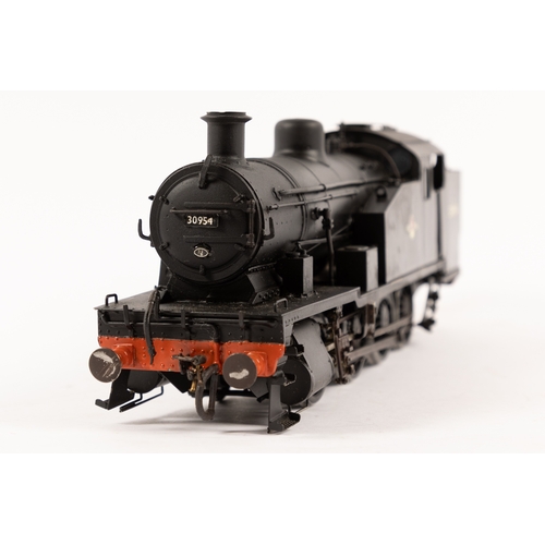 182 - 2 O gauge Locomotives. A Kit built 2-rail BR SR Class Z 0-8-0 tank locomotive, 30954. In unlined bla... 