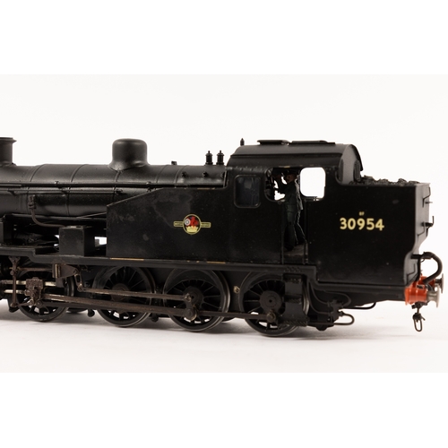 182 - 2 O gauge Locomotives. A Kit built 2-rail BR SR Class Z 0-8-0 tank locomotive, 30954. In unlined bla... 