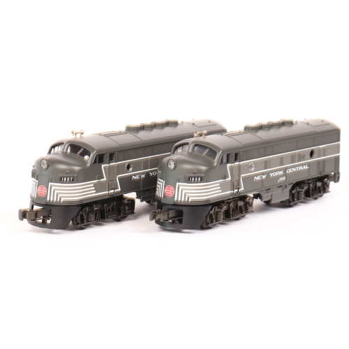 185 - A RAIL KING by M.T.H. Electric Trains 3-rail O gauge American outline New York Central F-3 Diesel AA... 