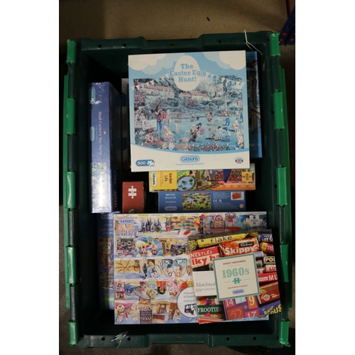 24 - 65+ GIBSON jigsaw puzzles covering various subjects including, Walls ice cream classics, our gloriou... 