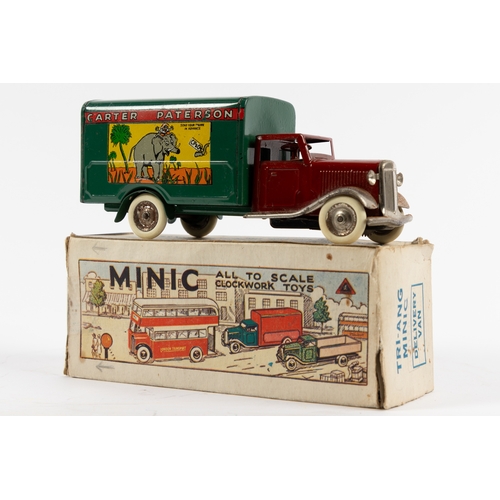 325 - A Tri-ang Minic Clockwork delivery van