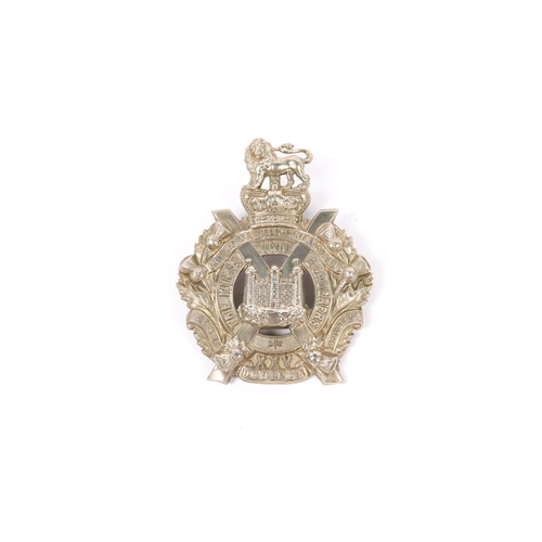 181 - A pre 1881 white metal glengarry badge of the 25th (King's Own Borderers) Regiment, GC (K&K 462). £7... 