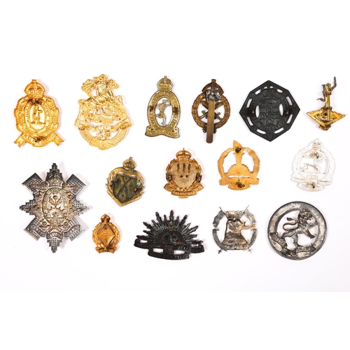 202 - 26 pre 1953 Australian cap badges, many pre WWII, including 10th, 23rd, 40th, 56th and 61st Bns, Arm... 