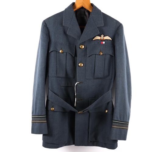 248 - A scarce WWII RAF Historic service dress jacket of Mark Evelyn Redgrave. Squadron Leader Redgrave wa... 