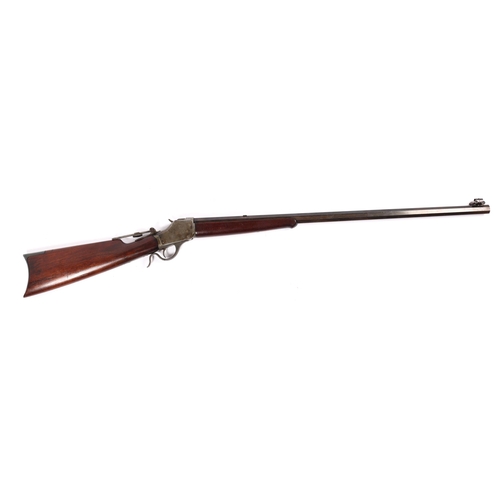 333 - A .38-55 Winchester Model 1885 single shot falling block rifle, 46