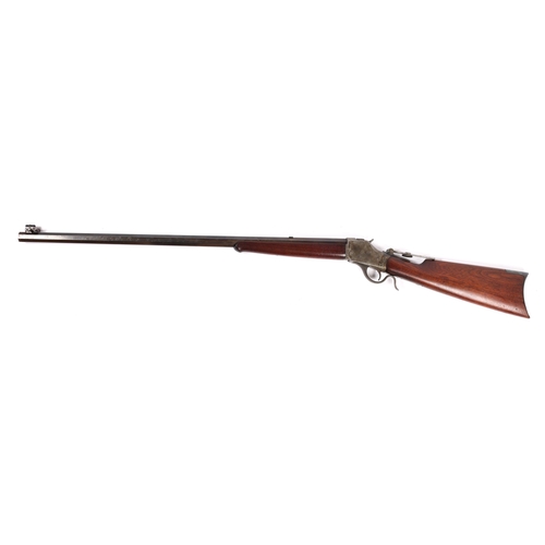 333 - A .38-55 Winchester Model 1885 single shot falling block rifle, 46