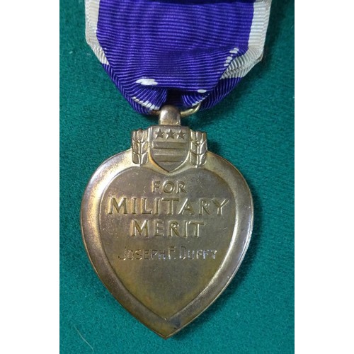 78 - USA Purple Heart award, reverse engraved 