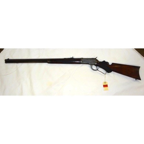 337 - ** A .25-20 WCF Winchester Model 1892 full tube magazine rifle, number 110546 (1896), octagonal barr... 