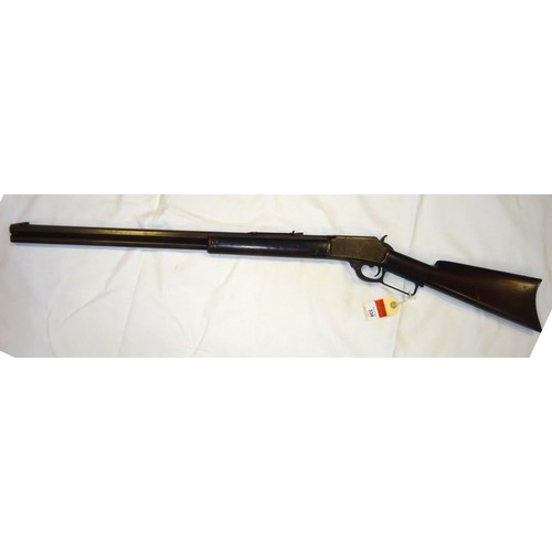 338 - ** A .44-40 WFC Marlin full tube magazine underlever rifle, number 26419, octagonal barrel 24