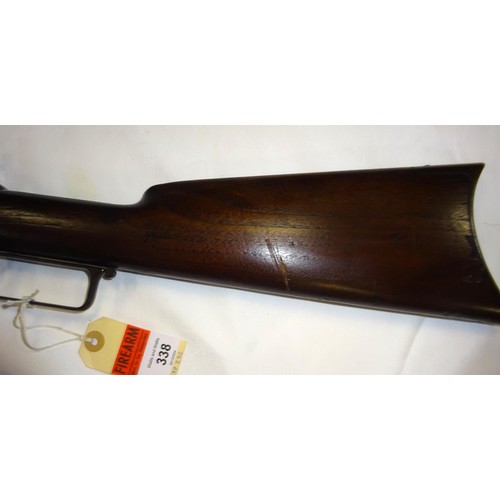 338 - ** A .44-40 WFC Marlin full tube magazine underlever rifle, number 26419, octagonal barrel 24