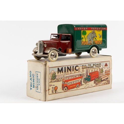 322 - A Tri-ang Minic Clockwork delivery van