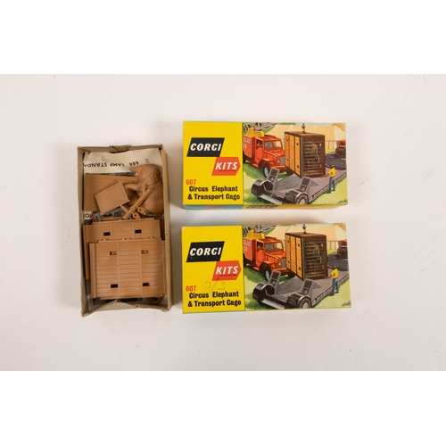 276 - Corgi Toys and Dinky Toys. 2x Corgi Major Chipperfield's Circus Animal Cage's (1123), with lions. 2x... 