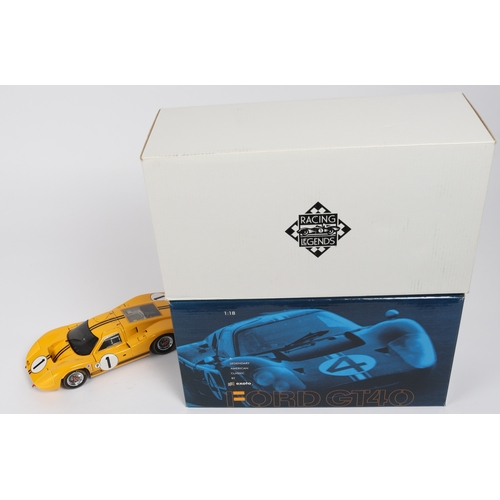 40 - A Racing Legends Series 'A Legendary American Classic' By Exoto 1:18 Scale Ford GT40 MKIV Long Tail.... 