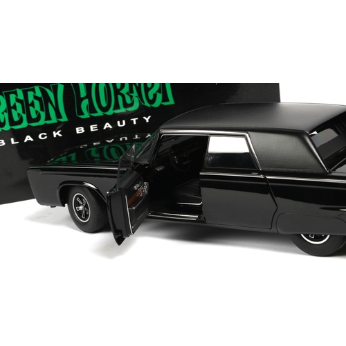 42 - A scarce Autoart 1:18 scale 'The Green Hornet' Black Beauty. An impressive model of this customised ... 