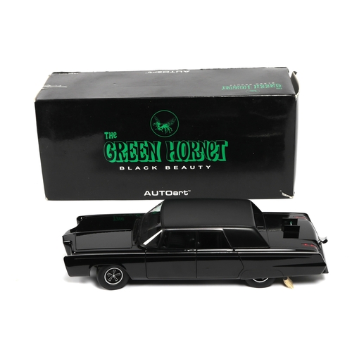 42 - A scarce Autoart 1:18 scale 'The Green Hornet' Black Beauty. An impressive model of this customised ... 