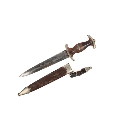 195 - A Third Reich SA man's dagger, blade marked 