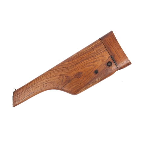 321 - A reproduction wooden holster stock for 1896 