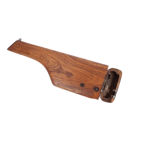 321 - A reproduction wooden holster stock for 1896 