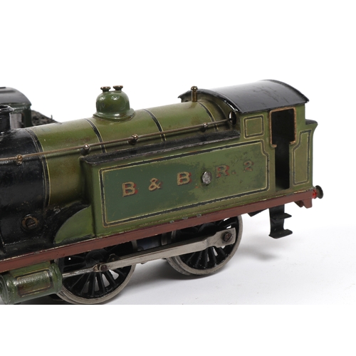 117 - 2 x O Gauge Tank Locomotives. A kit built 2-rail electric 0-4-2 in dark green GREAT WESTERN livery. ... 