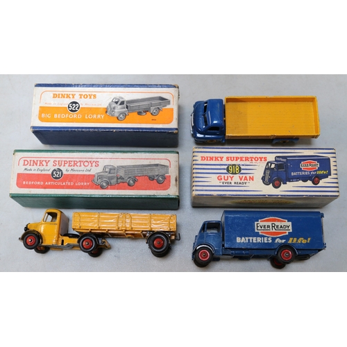 320 - 3 Dinky toys. Lot includes No. 918 Guy van 