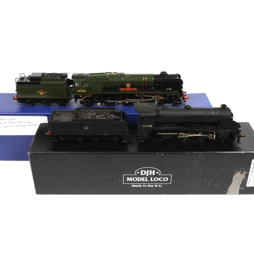 48 - 2 Kit-Built 'OO' gauge electric locomotives. A Crown Line Rebuilt West Country class 4-6-2 Tender Lo... 