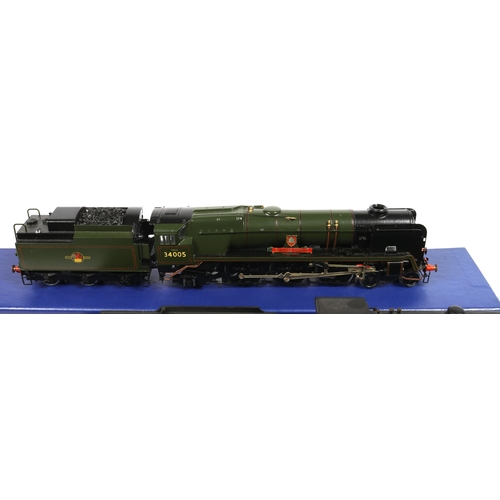 48 - 2 Kit-Built 'OO' gauge electric locomotives. A Crown Line Rebuilt West Country class 4-6-2 Tender Lo... 