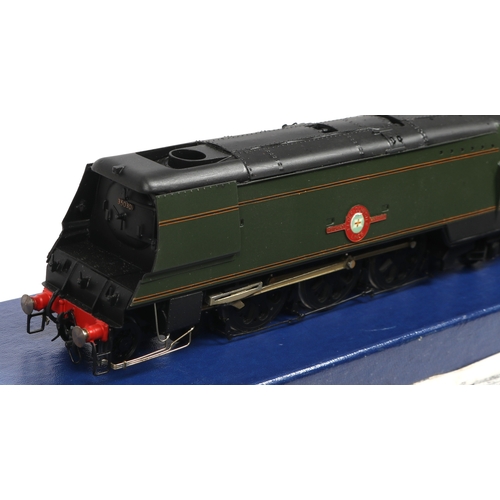 56 - Crown Line Products OO Gauge electric BR un rebuilt Bulleid Merchant Navy Class 4-6-2 Tender Locomot... 