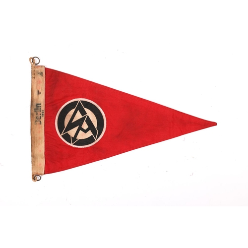 A Third Reich car pennant, 15