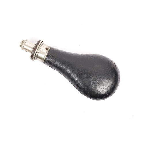 A gun size powder flask, 8¼