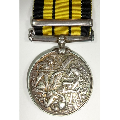 44 - East and West Africa medal 1887-1900, 1 clasp Benin 1897 (impressed R.W. Clarke, Boy 1 Cl, HMS St. G... 