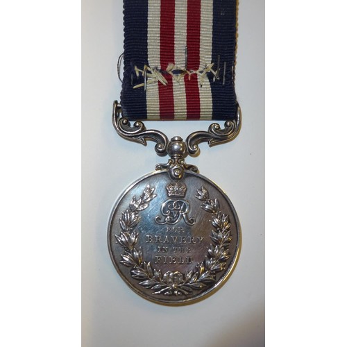 40 - Military Medal, George V first type (B 201060 Pte A E Bennett, Rif Bde), VF with photo copy of medal... 