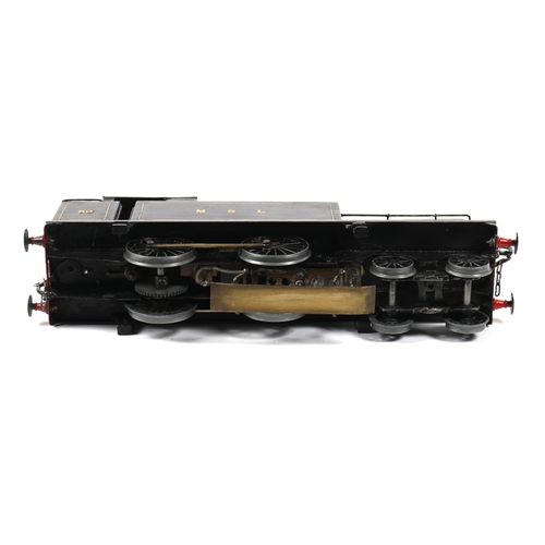 15 - An O Gauge Leeds Model Company 3 rail electric 4-4-0 Tank Locomotive. In mat black MSL (Manchester, ... 