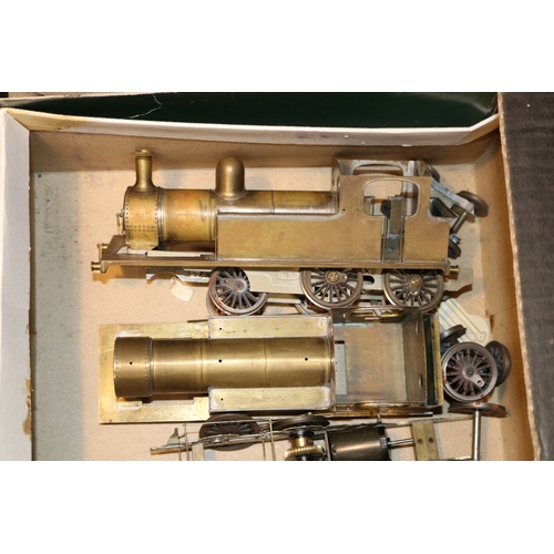 18 - An O gauge brass and white metal LBSCR Stroudley Terrier 0-6-0T complete with its electric motor. Pl... 