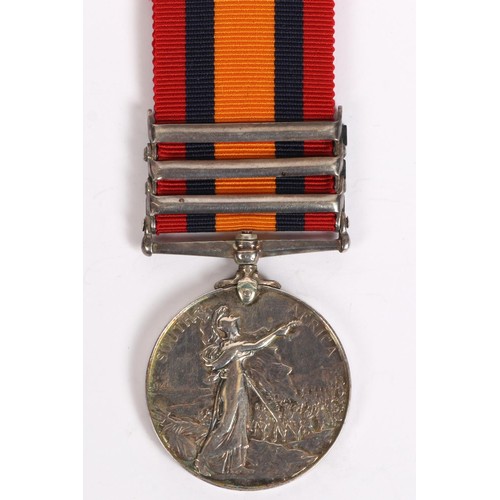 31 - QSA 3 clasps CC, OFS, Trans (impressed 1349 Tpr B Wilkinson Imp Lt Horse), NVF (some surface scratch... 