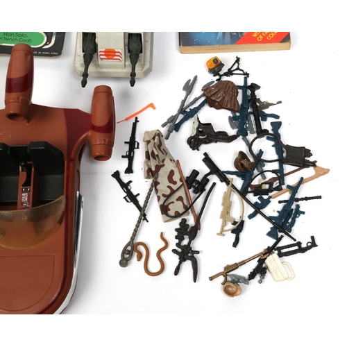 278 - Star Wars vintage 1977-1983. To include Landspeeder, Taun Taun (closed belly) broken reigns, MLC-3 w... 