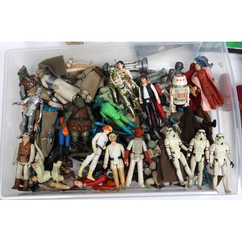 278 - Star Wars vintage 1977-1983. To include Landspeeder, Taun Taun (closed belly) broken reigns, MLC-3 w... 