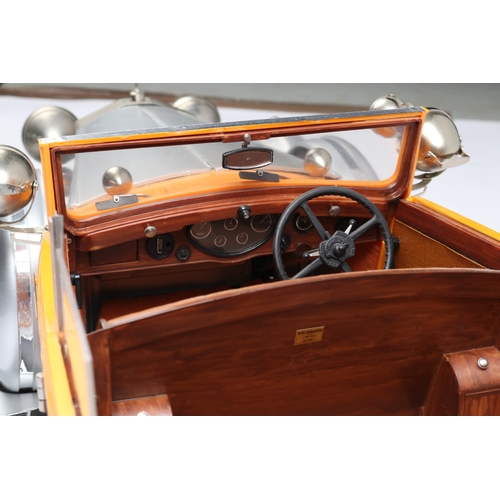 287 - A large 1:8 scale Pocher model of a 1934 Rolls Royce Torpedo Cabriolet Phantom II. This car was buil... 