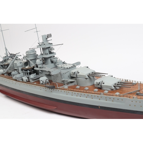 A fine detailed 1:200 scale model of the German WW11 Battlecruiser ...